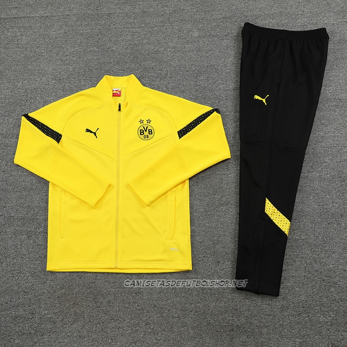 Chandal de Chaqueta del Borussia Dortmund 22-23 Amarillo
